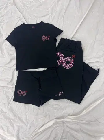 9090girl 셋업 블랙 핑크 M 사이즈