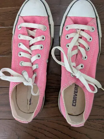 CONVERSE ALL STAR 핑크 스니커즈 JPN 24.0