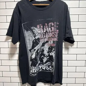 RAGE AGAINST THE MACHINE 투어 티셔츠 1999년