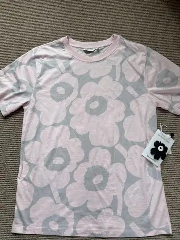 Marimekko 플라워 프린트 티셔츠 XS