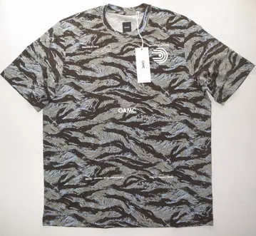 OAMC SCHULE 티셔츠 로고 green camo size M