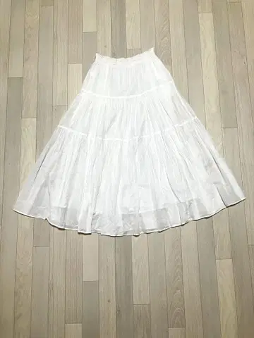 IENA 코튼 플레어 스커트