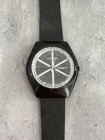 CITIZEN E101-S117445 솔라 손목시계 아날로그 스테인리스