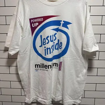 Jesus inside 티셔츠 L 사이즈 화이트