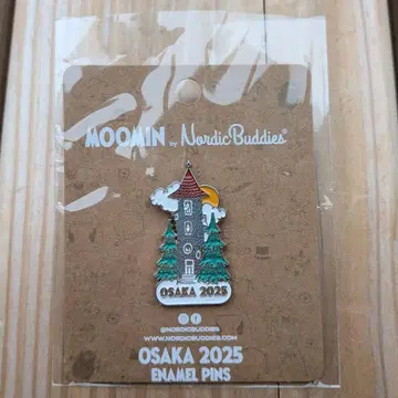 EXPO OSAKA 2025 무민 핑 배치 엑스포 한정판 북유럽관