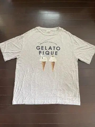 gelatopiquehomme 젤라또피케 옴 스누피 아이스 티셔츠 그레이