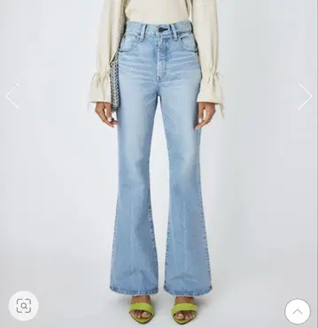 MOUSSY 플레어 데님 라이트 블루 26