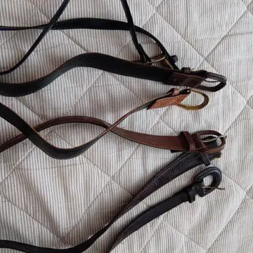 벨트 블랙 브라운 버클 포함 7개