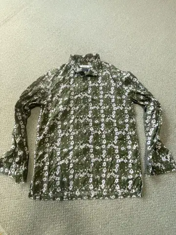 nonnative 꽃무늬 셔츠 그린
