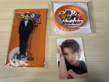Snow Man 무카이 코지 Snow World 3개 세트
