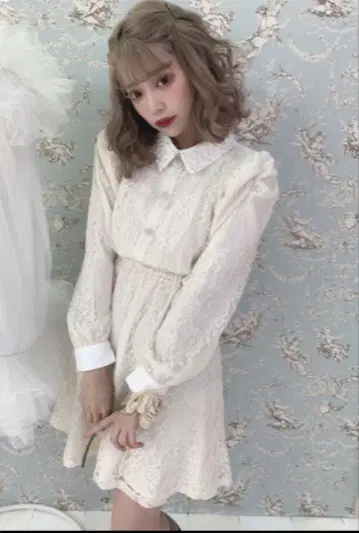 Swankiss 원피스 HS 빈티지 레이스 O/P