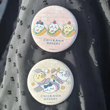 치이카와 베이커리 트레이딩 매트 캔뱃지 치이카와 하치와레 토끼
