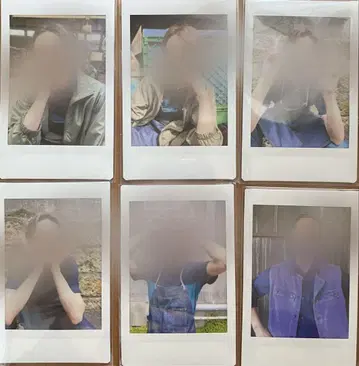 무대 '안개' 마에카와 유키 회장에서만 판매되는 폴라로이드 6장 세트