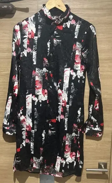 CIVARIZE 꽃무늬 긴팔 셔츠