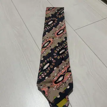에밀리오 푸치 실크 넥타이 Emilio Pucci