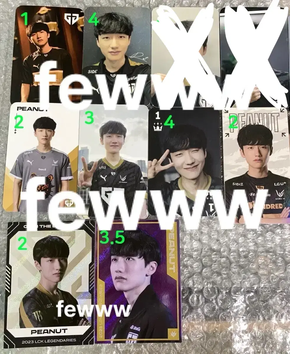 피넛포카 peanut ptc 피넛 포카 hle lck 한화생명이스포츠