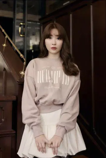 herlipto 맨투맨 핑크