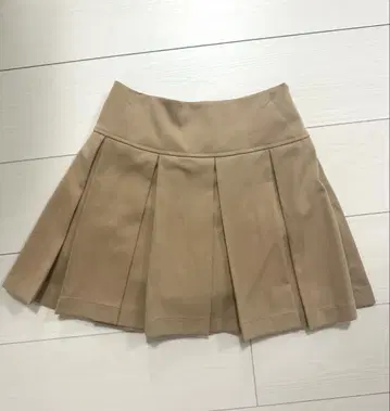 Heather 와이드 플리츠 미니 스커트