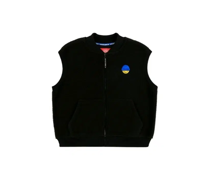 (New product) Ice Biscuit Beanie Smile Fleece Vest (130)
