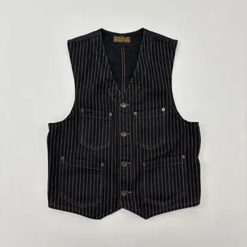 IRON HEART 아이언 하트 스트라이프 워크 베스트 사이즈 S