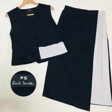 PS 폴스미스 롱 슬리브리스 스커트 바이컬러