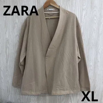 z-234 빅 사이즈 자라 체크 무늬 자켓 M 사이즈 베이지