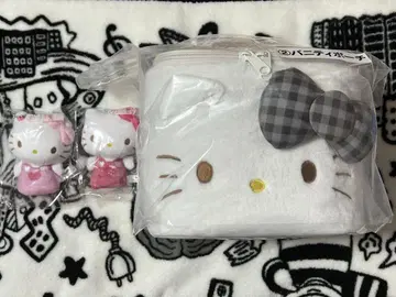 헬로키티 당첨 복권 제일복권 메이크업 가방 손가락 인형