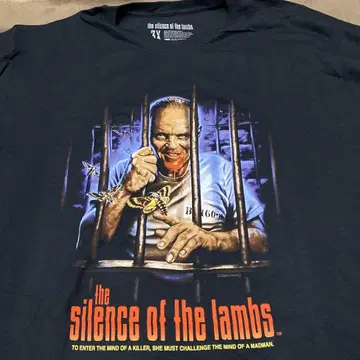 영화 양들의 침묵 렉터 T셔츠 블랙 3XL