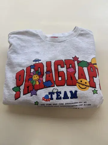 Paragraph 스웨트 셔츠 그레이