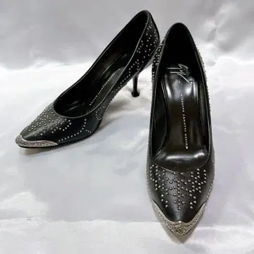 GIUSEPPE ZANOTTI 펌프스 [23.5cm] 스터드 가죽