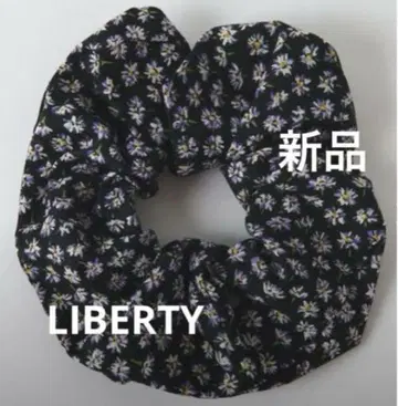 Steven Alan 리버티 프린트 스크런치 네이비 새상품