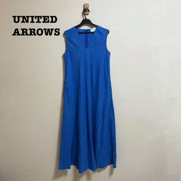 UNITED ARROWS UWCC LINEN V넥 원피스