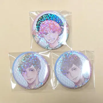 캔뱃지 하나마루 전 카이도 텐 야쿠타가이 소 3개 세트