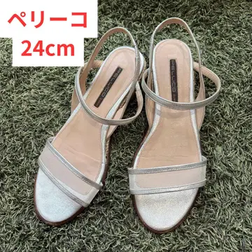 PELLICO 플랫 샌들 에스파드리유 스트랩 샌들 24cm
