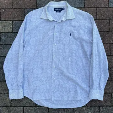 Ralph Lauren 올 패턴 긴팔 셔츠 XL 90s00s