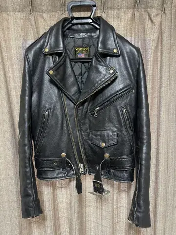 vanson 더블 라이더 자켓 36 블랙
