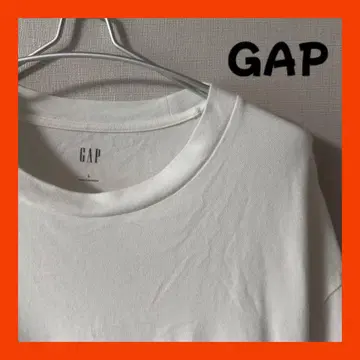 GAP 화이트 티셔츠 L 사이즈 포켓 부착