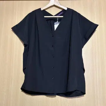 어반 리서치 반팔 블라우스 블랙 컬러 택 포함