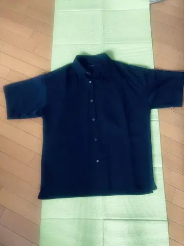TR 루즈 반팔 레귤러 카라 셔츠
