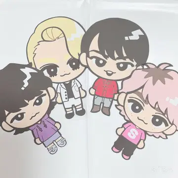 SnowMan 색종이 4장 세트