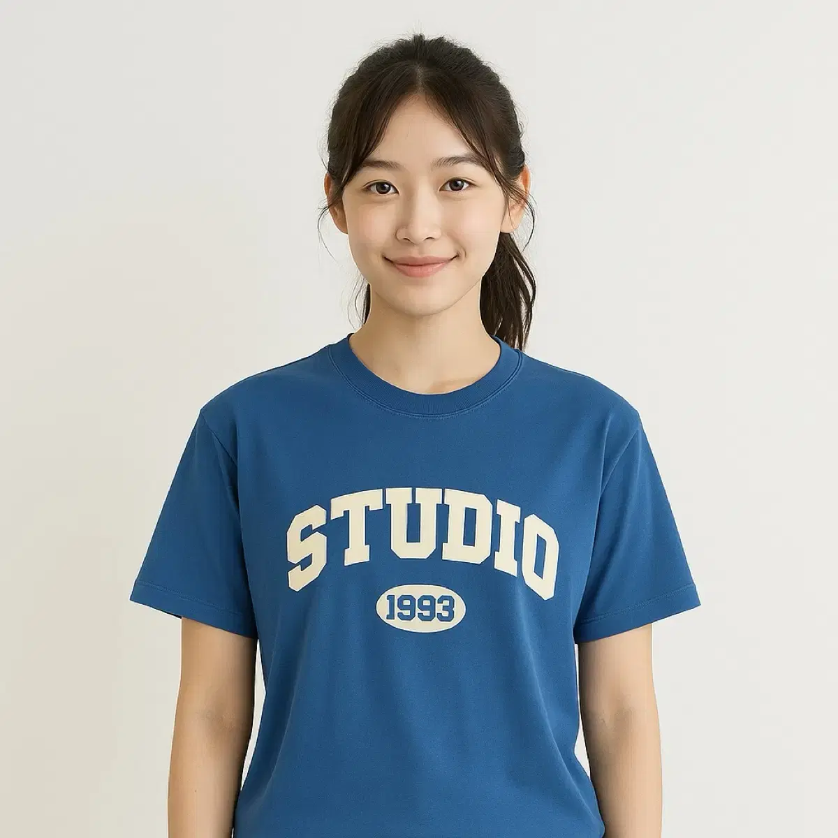 Unisex 90] 1993 Studio Arch Logo T-shirt #1993스튜디오,#남자