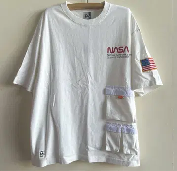 새상품 CHUMS NASA Space Pocket 티셔츠 참스 wl