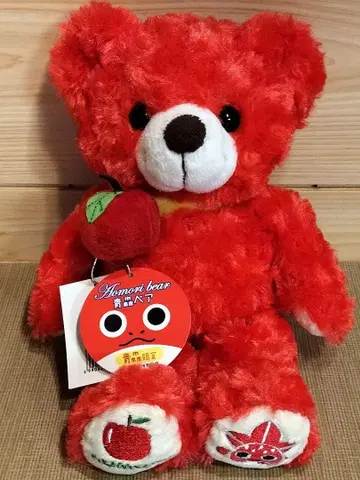 지역 특산품 베어 아오모리 한정판 아오모리 베어 사과 봉제 인형