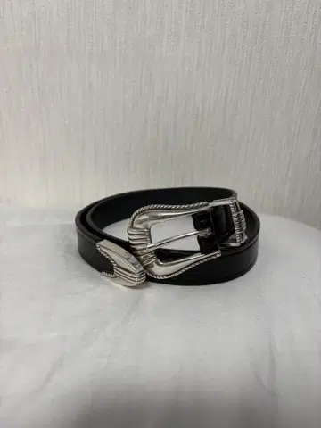 ToryLeather 토리 가죽 웨스턴 벨트 블랙 실버 28