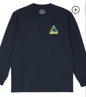 PALACE Skateboards 롱 슬리브 티셔츠 네이비