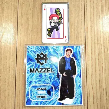 MAZZEL 온라인 복권 류키 아크릴 스탠드 트레이딩 카드