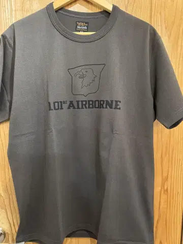 McCoy's 101st Airborne 티셔츠 40 사이즈 그레이