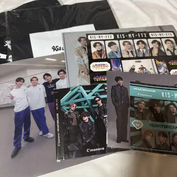 Kis-My-Ft2 굿즈 토트백 파일 스티커 세트