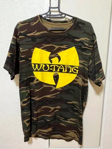 슈페리어 우탄 Wu-Tang 콜라보 카모플라쥬 티셔츠 M 사이즈