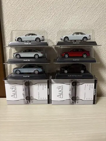 교쇼 1/64 아우디 6대 세트